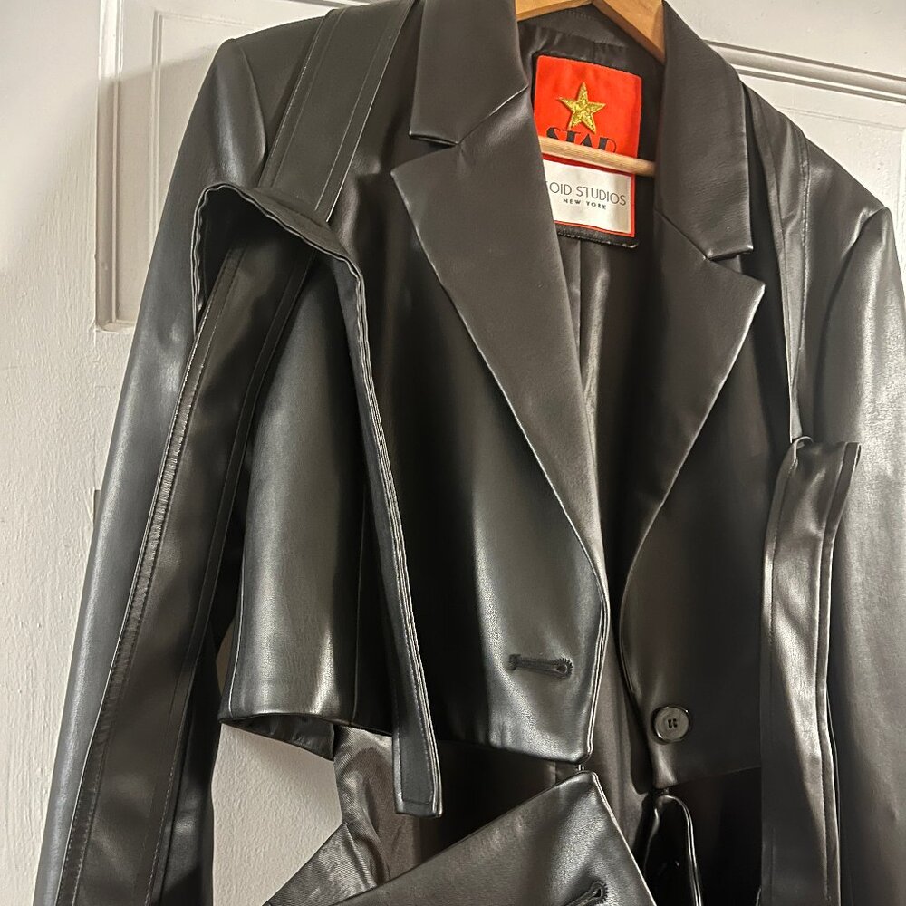 Mexican Designer vegan leather jacket